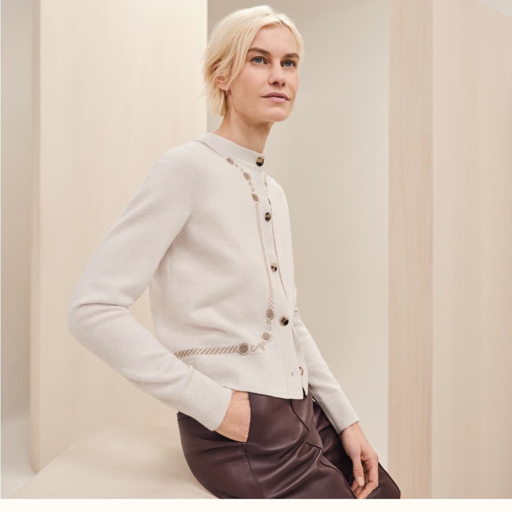 HP!🦋Authentic Hermes Cardigan Size 34